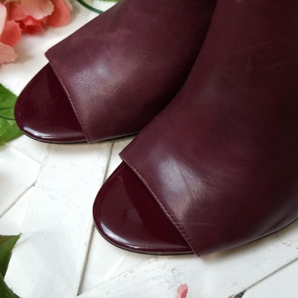Lauren Ralph Lauren sz 9 Purple Leather Booties - Picture 2 of 8